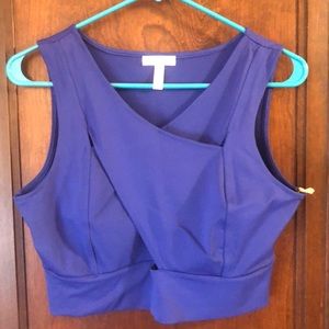 Criss Cross Front Crop Top